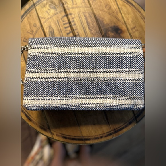 🍒EUC Market Spruce Blue/White Crossbody Purse - Picture 4 of 5